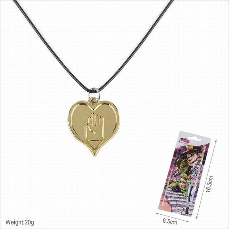 JoJos Bizarre Adventure Necklace pendant 16.5X6.5CM Style H