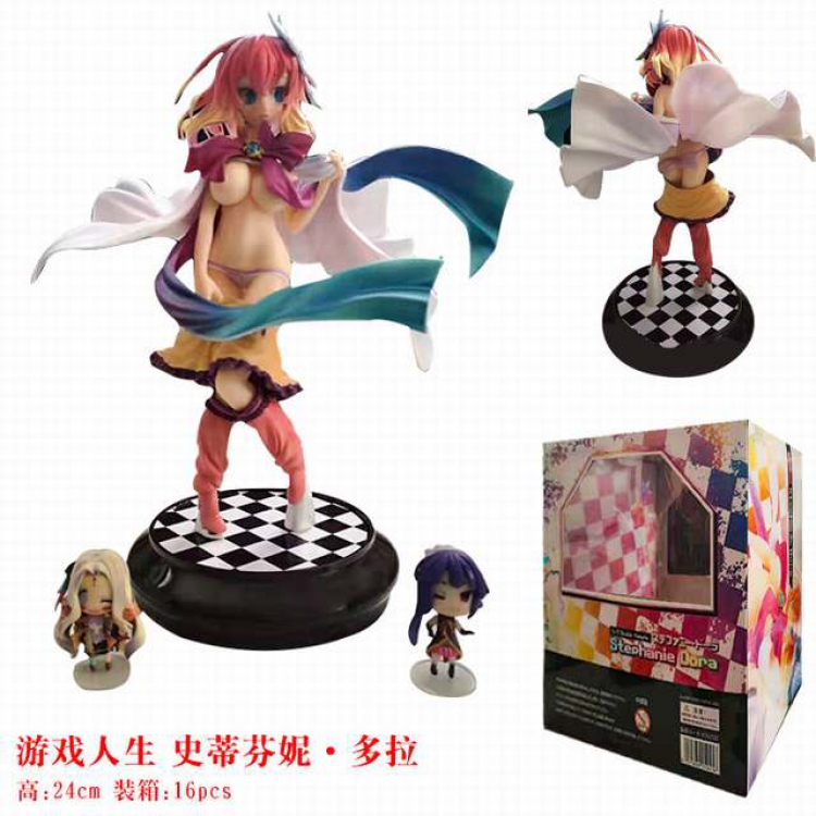 No Game No life Sexy beauty girl Boxed Figure Decoration Model 24CM a box of 16