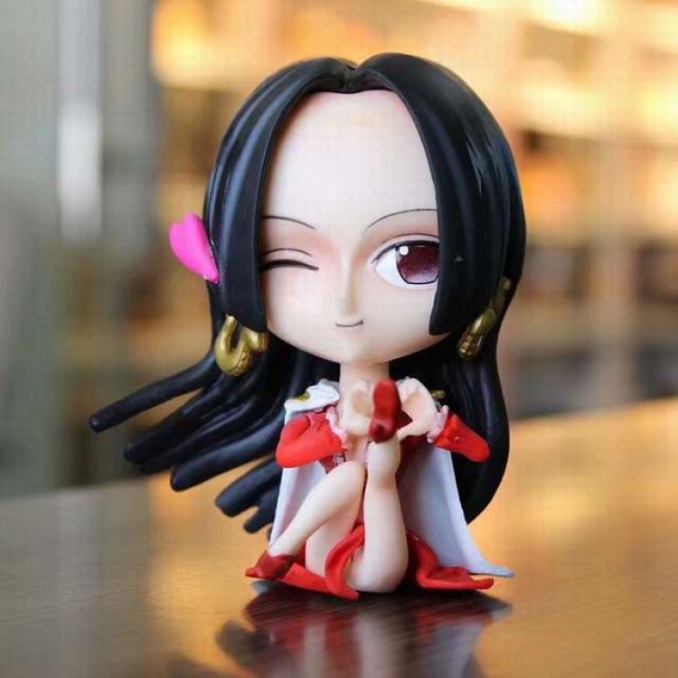 Q version One Piece Boa Hancock Boxed Figure Decoration Model 10CM 0.15KG Color box size:12X9X18CM a box of 100