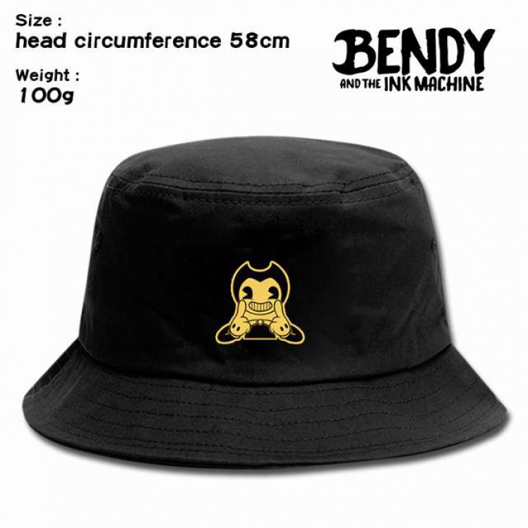 Bendy and ink machin Anime silkscreen canvas fisherman hat