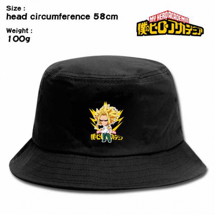 My Hero Academia Kaminari Denki Anime silkscreen canvas fisherman hat