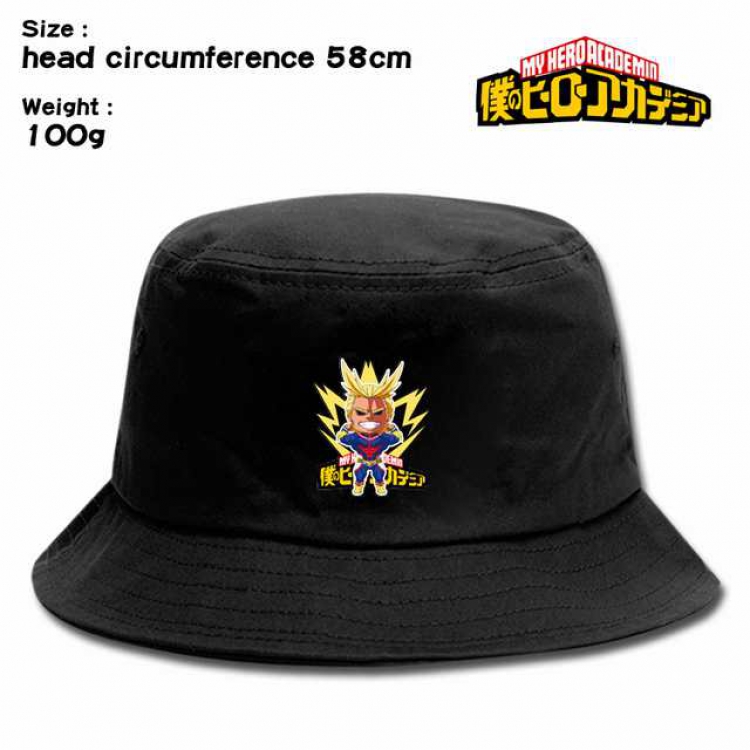 My Hero Academia All Might Anime silkscreen canvas fisherman hat