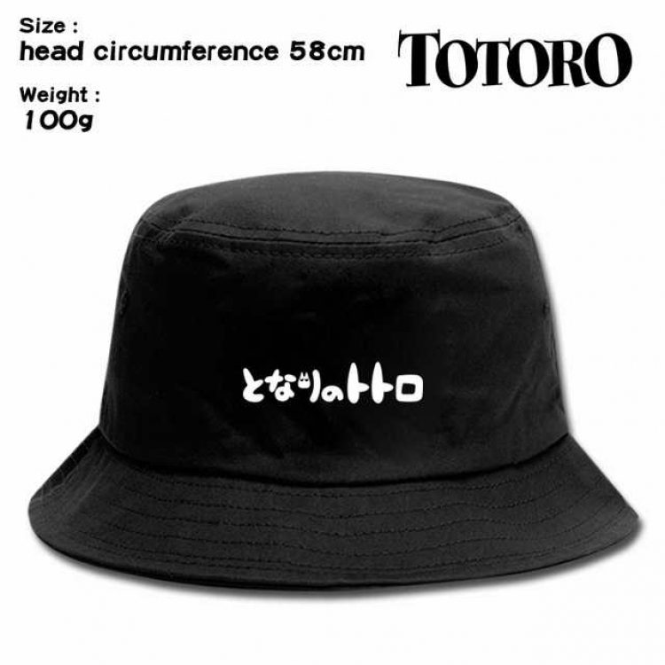 Totoro Anime silkscreen canvas fisherman hat