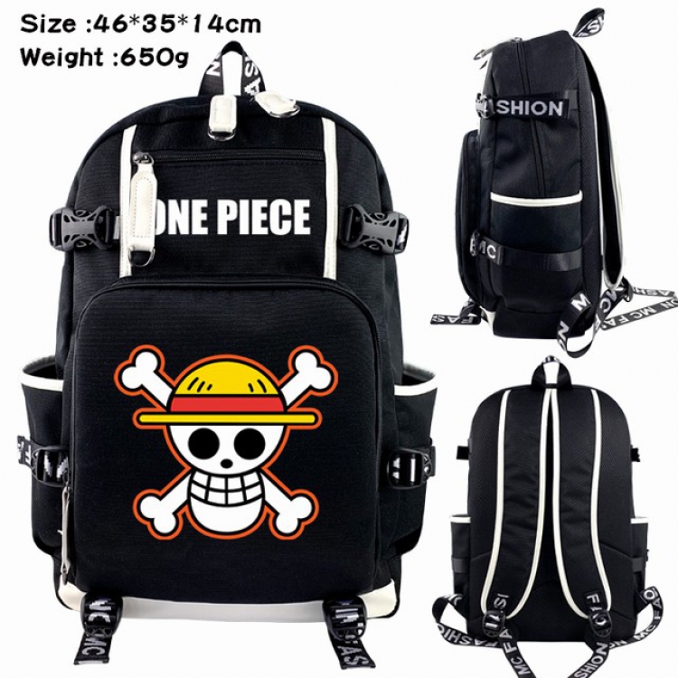 One Piece Luffy Anime Backpack schoolbag 46X35X14CM 650G