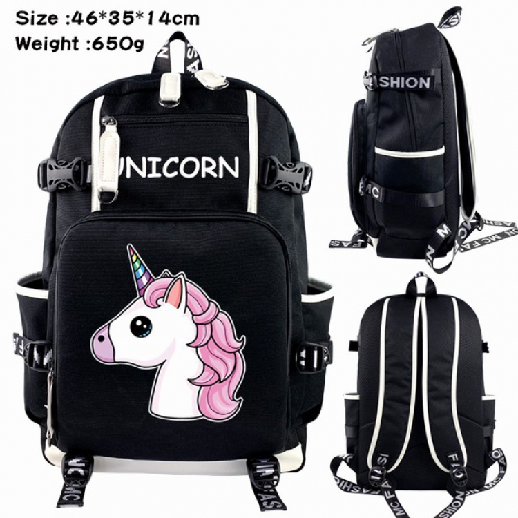 Unicorn Anime Backpack schoolbag 46X35X14CM 650G