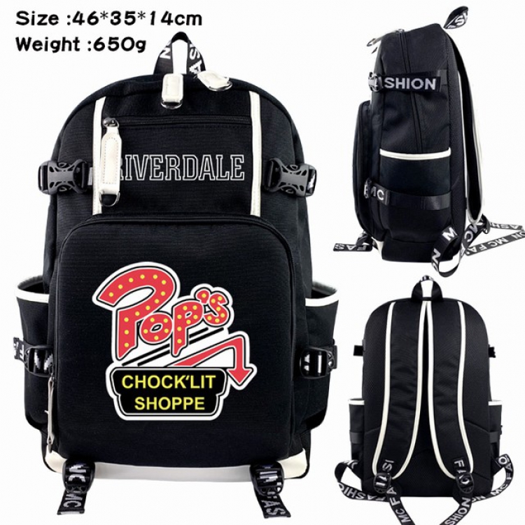 Riverdale Anime Backpack schoolbag 46X35X14CM 650G