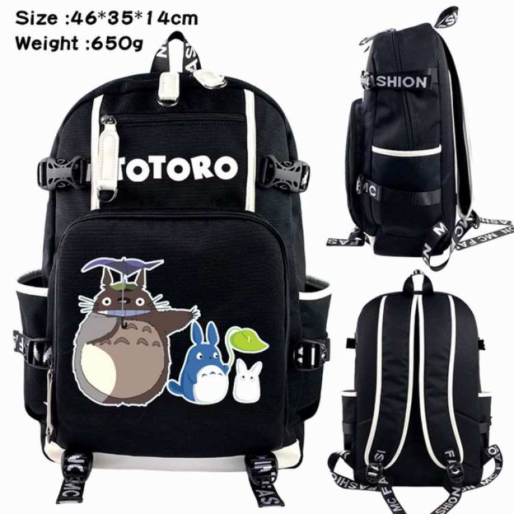Totoro Anime Backpack schoolbag 46X35X14CM 650G