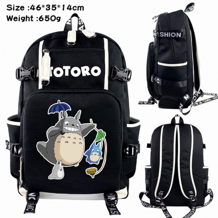 Totoro Anime Backpack schoolbag 46X35X14CM 650G
