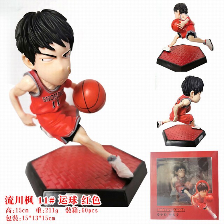 Slam Dunk Rukawa Kaede Boxed Figure Decoration Model 15CM 211G Color box size:15X13X15CMCM a box of 60