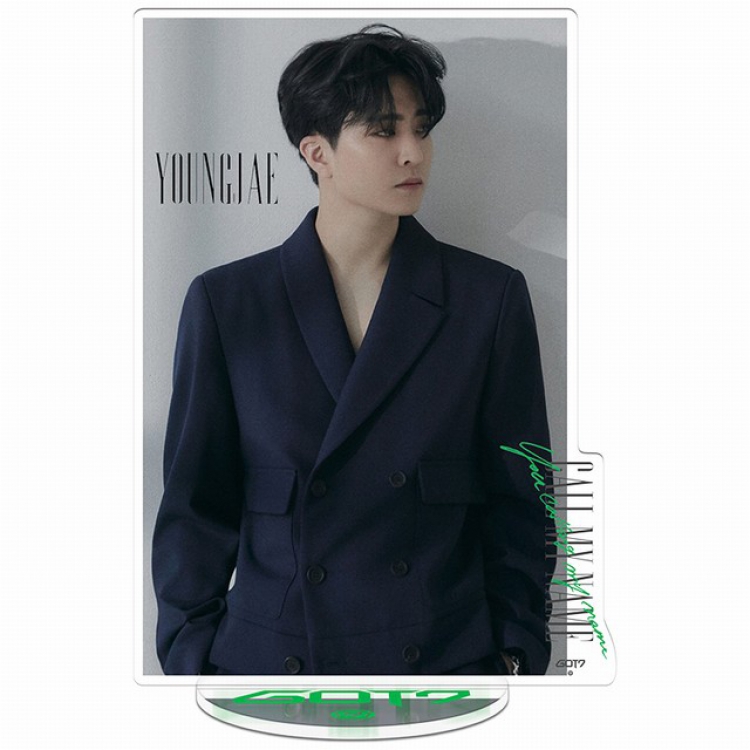 Got7 Youngjae Acrylic Standing Plates 20-22CM