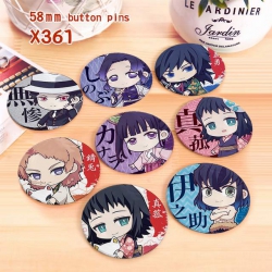 Demon Slayer Kimets a set of 8...