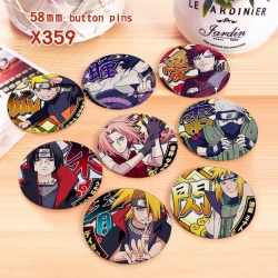 Naruto a set of 8 models Tinpl...