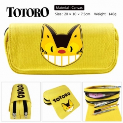 Totoro yellow Anime double lay...