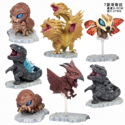 Godzilla a set of 7 Bagged Fig...