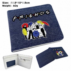 Friends Anime Printed denim co...