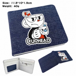 Cuphead Anime Printed denim co...