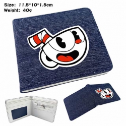 Cuphead Anime Printed denim co...