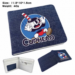 Cuphead Anime Printed denim co...