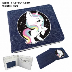 Unicorn Anime Printed denim co...