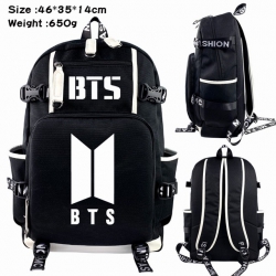 BTS Anime Backpack schoolbag 4...