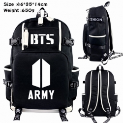 BTS Anime Backpack schoolbag 4...