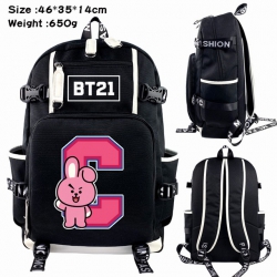 BTS Anime Backpack schoolbag 4...