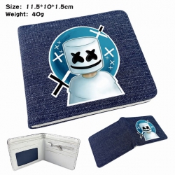 Marshmello Anime Printed denim...