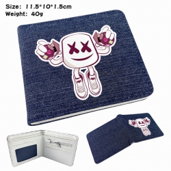 Marshmello Anime Printed denim...