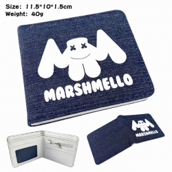 Marshmello Anime Printed denim...