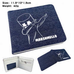 Marshmello Anime Printed denim...