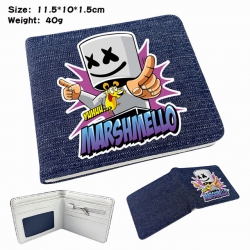 Marshmello Anime Printed denim...