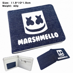 Marshmello Anime Printed denim...