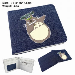 Totoro Anime Printed denim col...