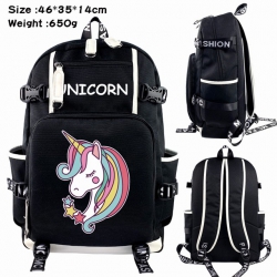 Unicorn Anime Backpack schoolb...