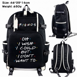 Friends Anime Backpack schoolb...