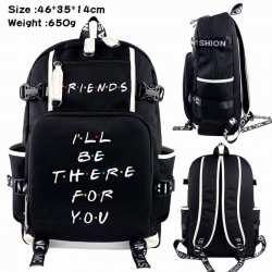 Friends Anime Backpack schoolb...