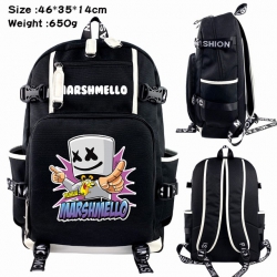 Marshmello Anime Backpack scho...