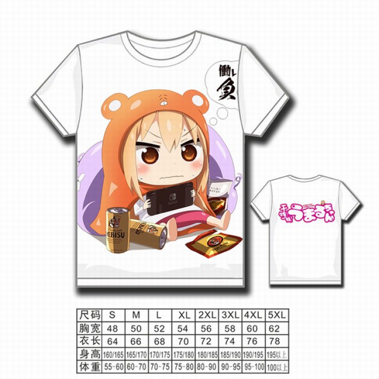 Himono!Umarucha Full color printed short-sleeved T-shirt S M L XL 2XL 3XL 4XL 5XL NO FILLING