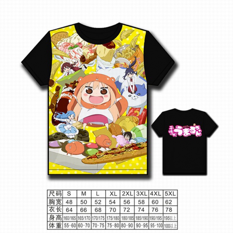 Himono!Umarucha Full color printed short-sleeved T-shirt S M L XL 2XL 3XL 4XL 5XL NO FILLING