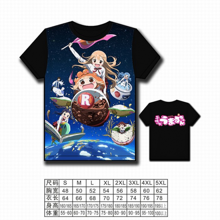 Himono!Umarucha Full color printed short-sleeved T-shirt S M L XL 2XL 3XL 4XL 5XL NO FILLING