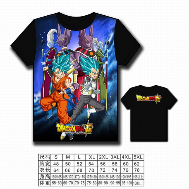 Dragon Ball Full color printed short-sleeved T-shirt S M L XL 2XL 3XL 4XL 5XL