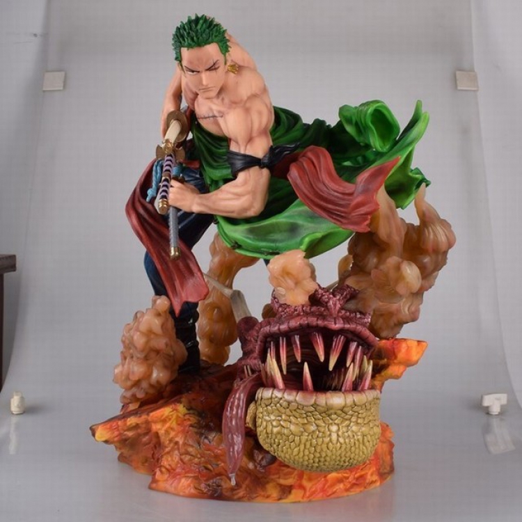 One Piece Roronoa Zoro Boxed Figure Decoration Model 42CM a box of 2
