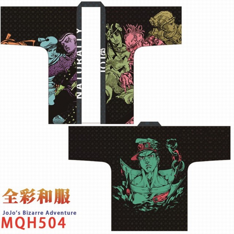 JoJos Bizarre Adventure haori cloak cos kimono Free Size Book two days in advance cos dress MQH 504