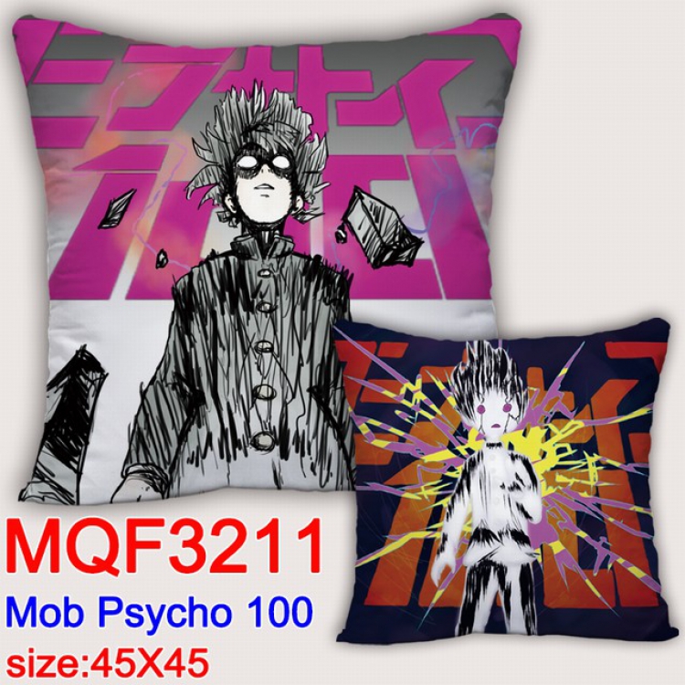 Mob Psycho 100 Double-sided full color pillow dragon ball 45X45CM MQF 3211