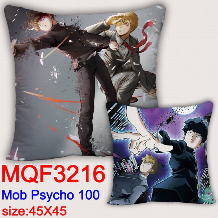 Mob Psycho 100 Double-sided full color pillow dragon ball 45X45CM MQF 3216