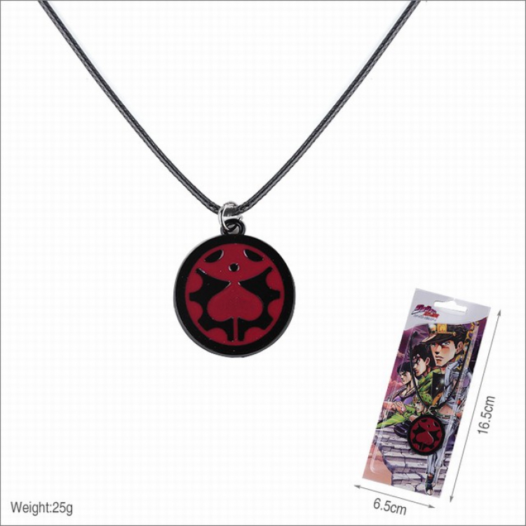 JoJos Bizarre Adventure Necklace pendant 16.5X6.5CM 25G a set price for 5 pcs