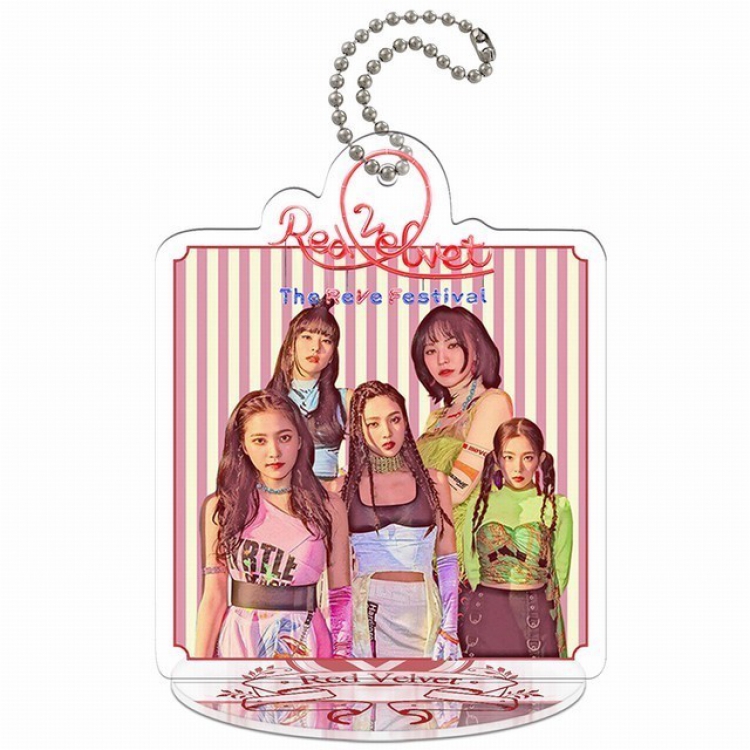 Red Velvet Q version soma Small Standing Plates Acrylic keychain pendant 8-9CM