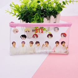 BTS Color cosmetic bag transpa...