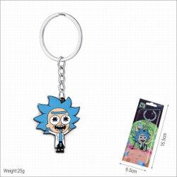 Rick and Morty Keychain pendan...