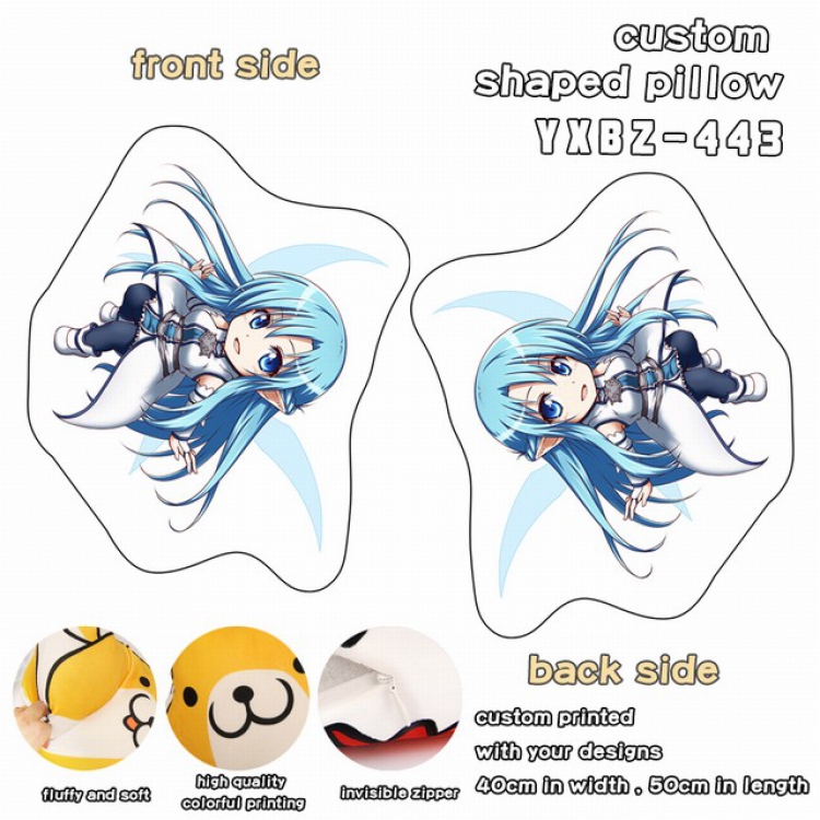 Sword Art Online Custom Shaped Pillow 40X50CM YXBZ443
